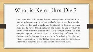 keto Ultra Diet Review : keto Ultra Diet Ingredients