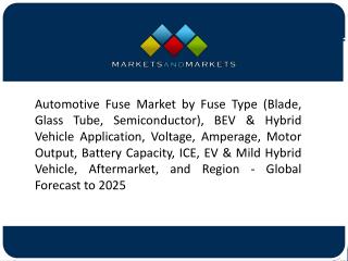 Increasing Vehicle Safety & Comfort Features in Mid-Segment Vehicles to Fuel the Automotive Fuse Market