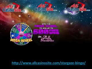 Stargaze Bingo | Win up to 500 Free Spins on Starburst - Best UK Bingo Slots Site