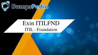 ITILFND Exam Dumps