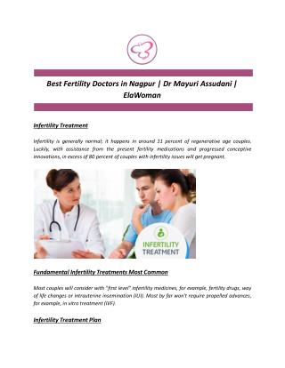 Best Fertility Doctors in Nagpur | Dr Mayuri Assudani | ElaWoman
