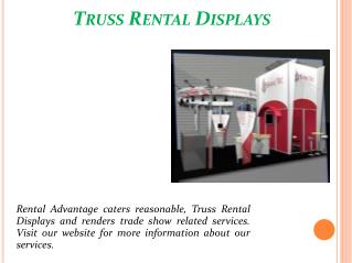 Truss Rental Displays