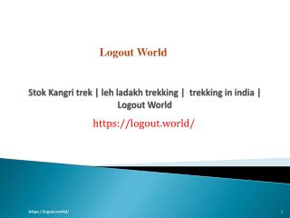 Stok Kangri trek | leh ladakh trekking | trekking in india | Logout World
