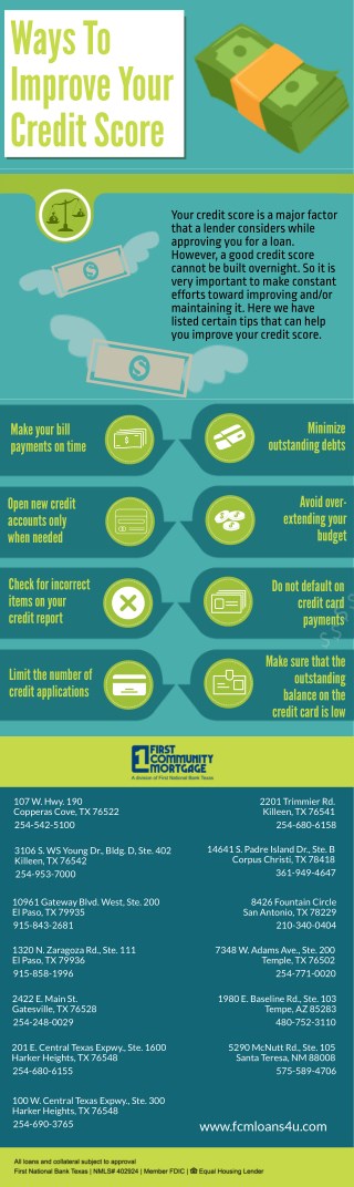 Ways To Improve Your Credit Score