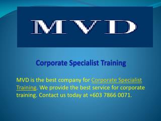 Corporate Specialist Training