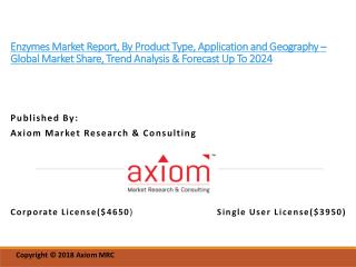 Enzymes Market Key Players, Share, Trend, Applications, Segmentation and Forecast to 2024