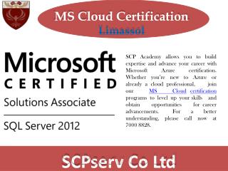 MS Cloud Certification