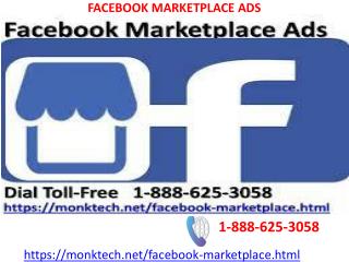 Want to troubleshoot facebook marketplace Ads manager? 1-888-623-7675