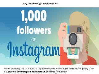 buy cheap instagram followers uk