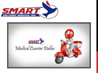 High-quality medical courier service in Dallas