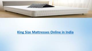 Buy King size mattress online
