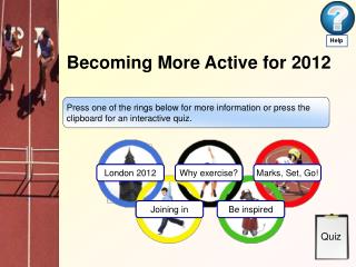 Becoming More Active for 2012