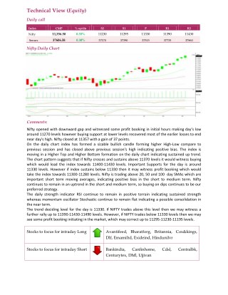 Daily Technical Report:01 August 2018