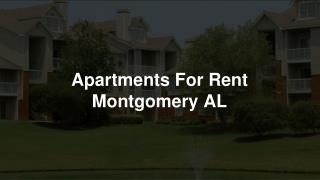 Best Apartments for rent Montgomery AL