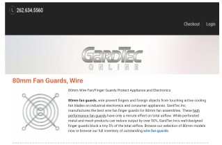 80mm Fan Guards, Wire