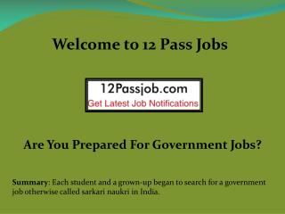 12th pass govt job online form, 12th pass govt job, Indian railway jobs for 12th pass