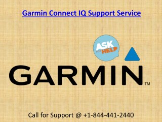 Garmin IQ Contact Support Service and World Solution For Device Call On @ 1-844-441-2440