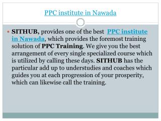 PPC institute in nawada