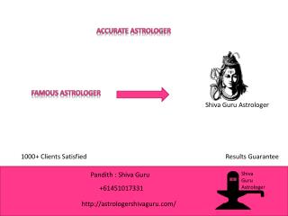 Astrologer Shiva Guru- Husband and Wife Problem Specialist