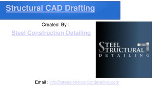 Structural CAD Drafting - Steel Construction Detailing Pvt. Ltd.pdf