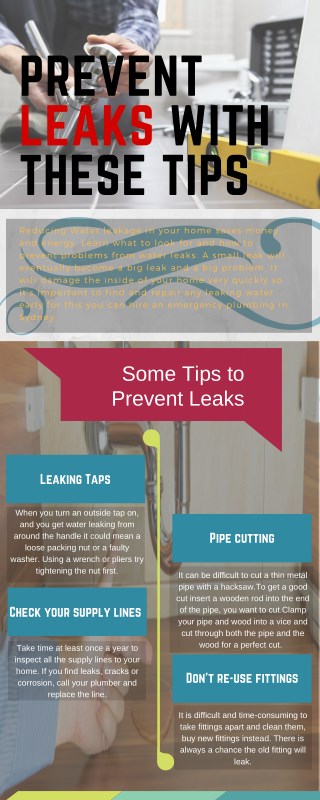 Prevent Leaks with These Tips