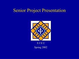 Senior Project Presentation