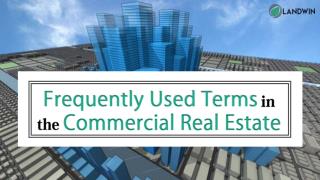 Frequently Used Terms in the Commercial Real Estate