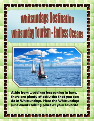 Whitsundays Destination | Whitsunday Tourism - Endless Oceans
