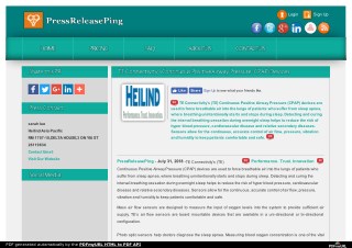 TE Connectivity's Continuous Positive Airway Pressure (CPAP) Devices