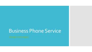 Business Phone Services