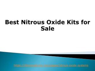 Best Nitrous Oxide Kits for Sale