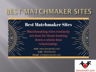 Best Matchmaker Sites in Delhi