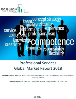 Professional Services Global Market Report 2018