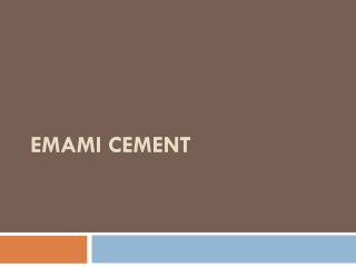 Where, and why, should Portland slag cement be used
