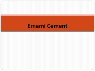 Which one is the Best cement company in India