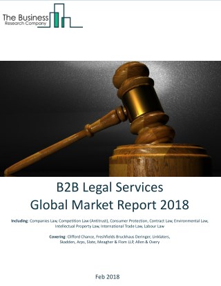 B2B Legal Services Global Market Report 2018