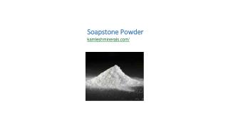 Soapstone powder