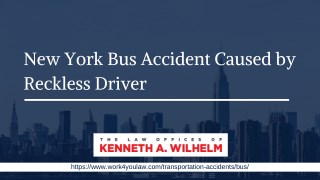 The Cause Bus Road Accident By Careless Drivers.