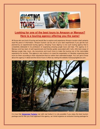 Amazonas Turismo