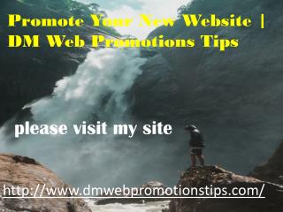 Promote Your New Website 2018