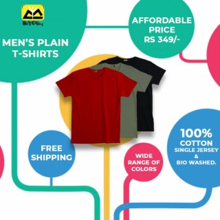 Plain T-Shirt Online Shopping at Beyoung