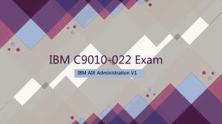 IBM C9010-022 Real Exam Dumps IT-Dumps