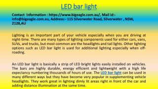 Getting the Best Off-Road LED Bar Light Bar Your Vehicle