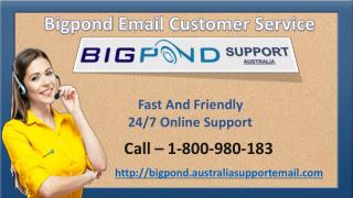 Necessary Steps 1-800-980-183 Bigpond Email Customer Service