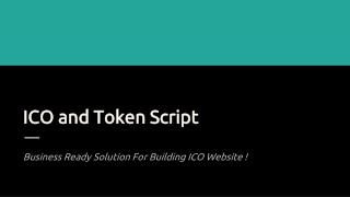 Business Ready ICO and Token Script!