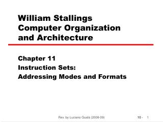 William Stallings Computer Organization and Architecture