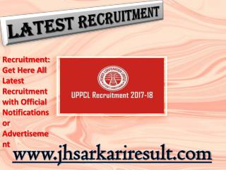 Latest recruitment