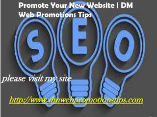 Promote Your New Website 2018