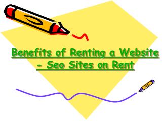 Benefits of Renting a Website - Seo Sites on Rent