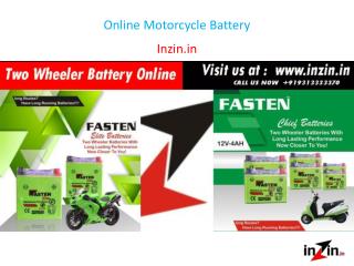 Online Motorcycle Battery